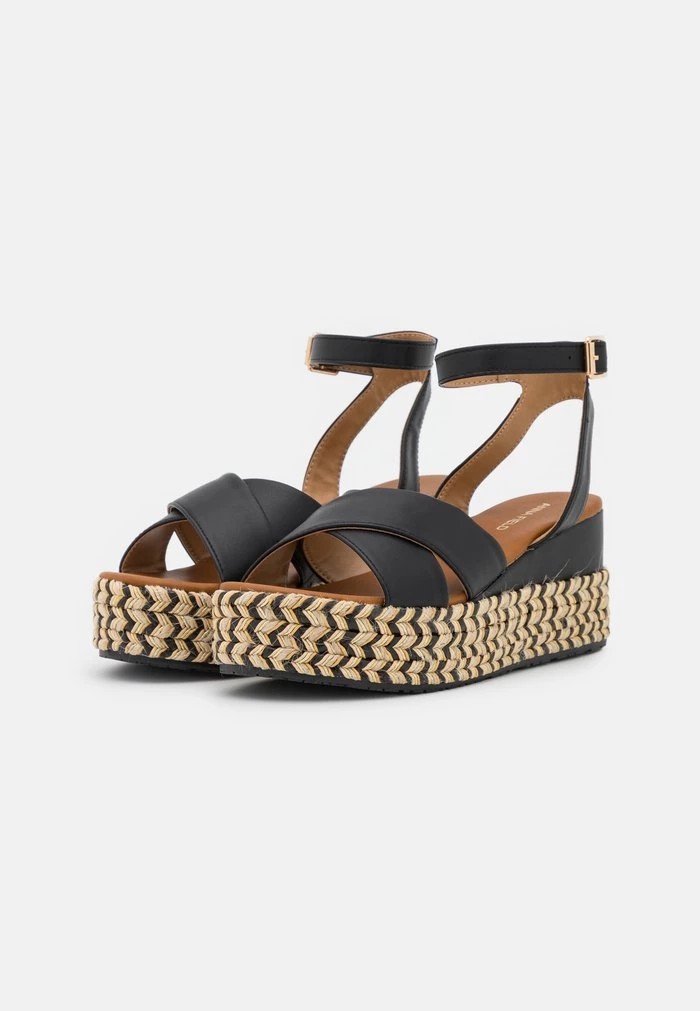 Sandale ANNA FIELD Anna Field Platform Sandals Noir Femme | CHC-6526900